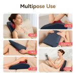 Cojín de masaje shiatsu multifunción con calor | Masajeador de espalda, cuello y cintura - Imagen 3