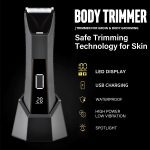 Kit rasoio elettrico e regolatore per il corpo da uomo 2 in 1 impermeabile e ricaricabile via USB - immagine 4