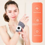 Masajeador eléctrico de muñeca con terapia de pulsos EMS y masaje ajustable - Imagen 4