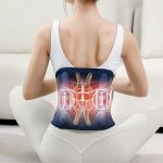 Graphene Heating Waist Support Belt with Vibration Massage | Double-Sided Hot Compress Lumbar Massager - Image 4