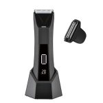 Kit rasoio elettrico e regolatore per il corpo da uomo 2 in 1 impermeabile e ricaricabile via USB - immagine 5