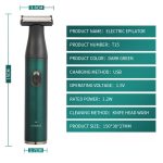 Cortapelos/Trimmer eléctrico de aseo masculino 4 en 1 con recarga USB para barba y vello corporal - Imagen 5